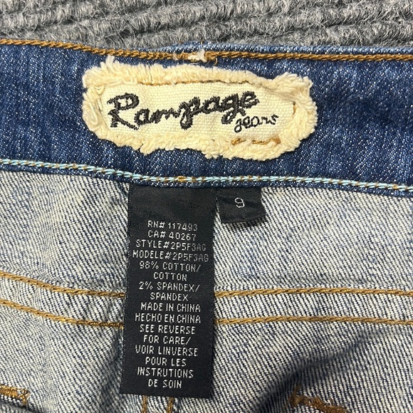 Rampage Women’s Blue Jean Short Skirt (3520) - Picture 3 of 7